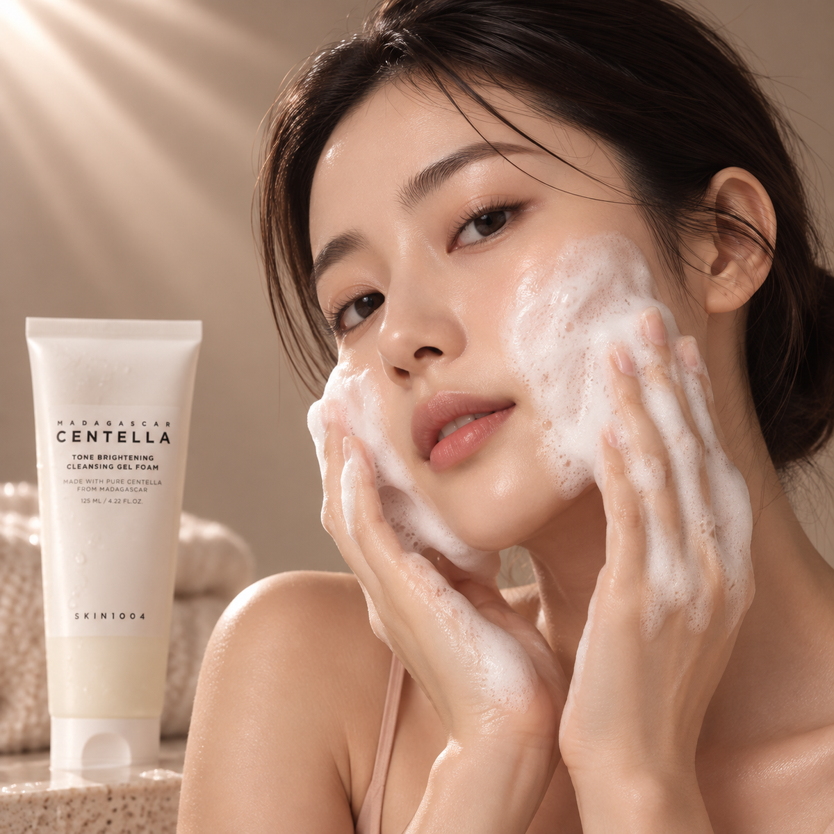 SKIN1004 Madagascar Centella Tone Brightening
Cleansing Gel Foam - Nettoyant Visage