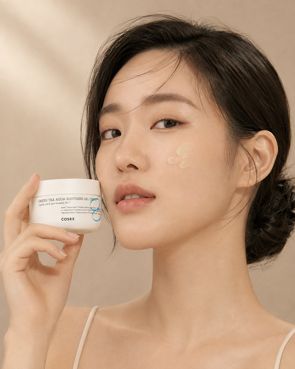 Crème Gel Hydratante au Thé Vert-COSRX Green Tea Aqua Soothing Gel Cream