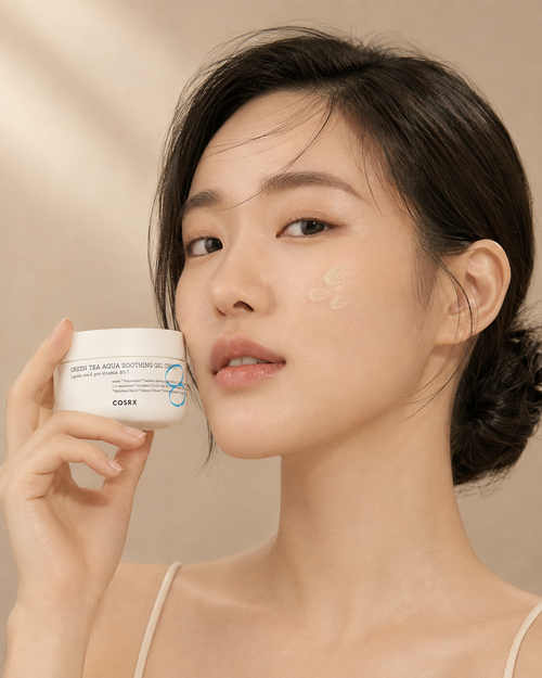 Crème Gel Hydratante au Thé Vert-COSRX Green Tea Aqua Soothing Gel Cream