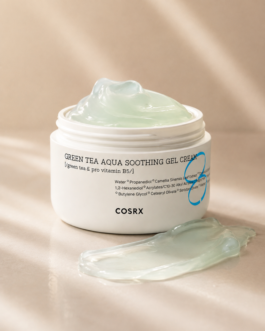 Crème Gel Hydratante au Thé Vert-COSRX Green Tea Aqua Soothing Gel Cream