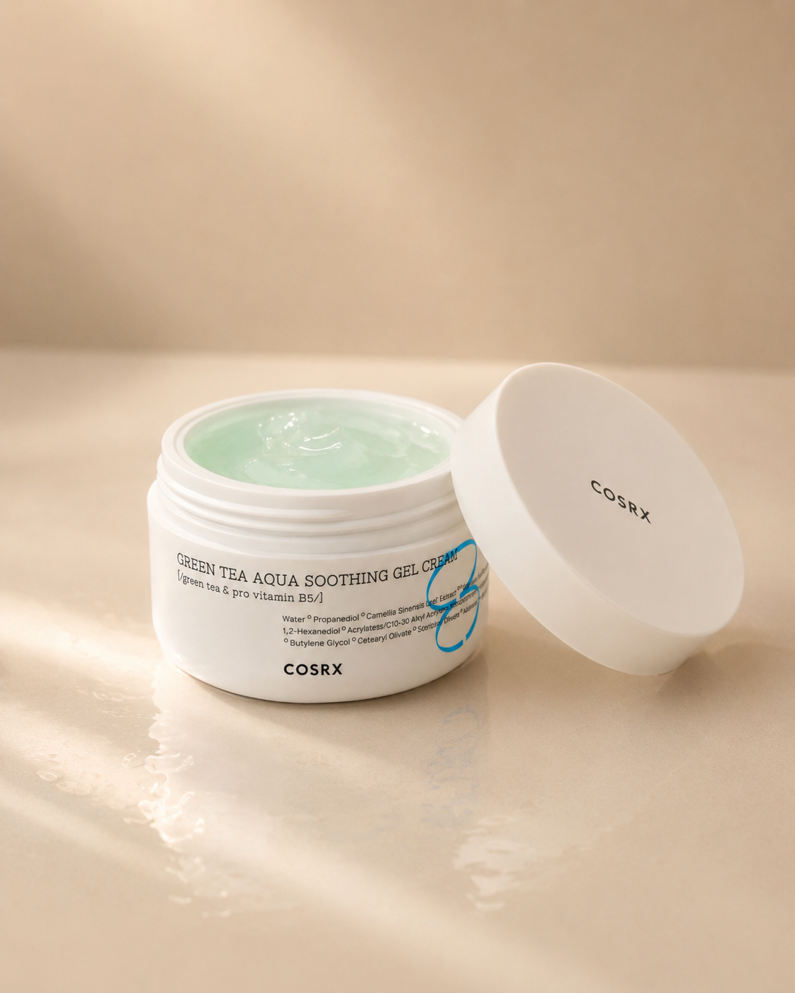 Crème Gel Hydratante au Thé Vert-COSRX Green Tea Aqua Soothing Gel Cream