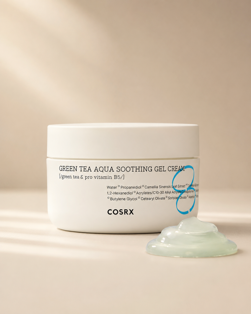 Crème Gel Hydratante au Thé Vert-COSRX Green Tea Aqua Soothing Gel Cream