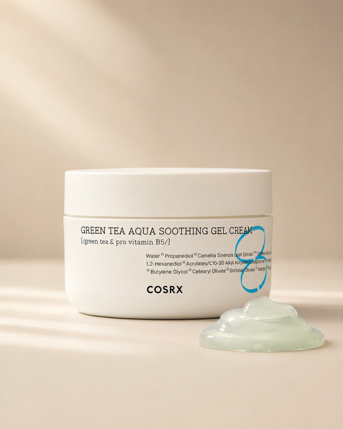Crème Gel Hydratante au Thé Vert-COSRX Green Tea Aqua Soothing Gel Cream